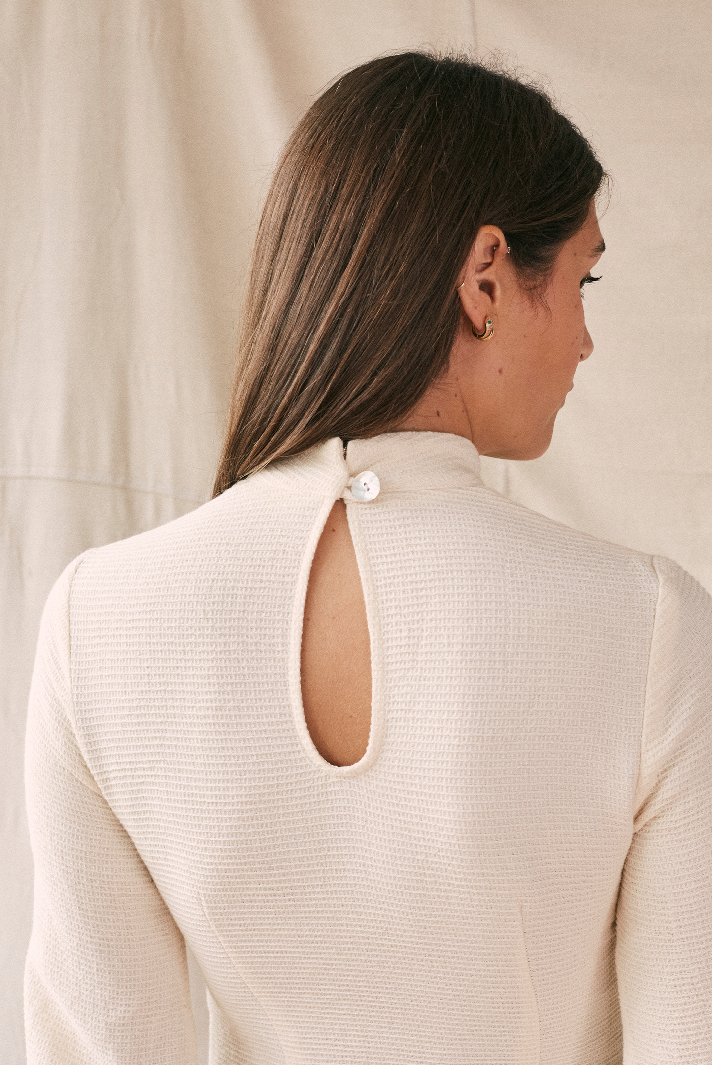 Waffle Knit Maxi-Dress